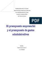 Presupuesto Empresarial