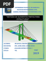 Metodo de Elementos Finitos, Huapaya Chavez Jefferson Vladimir