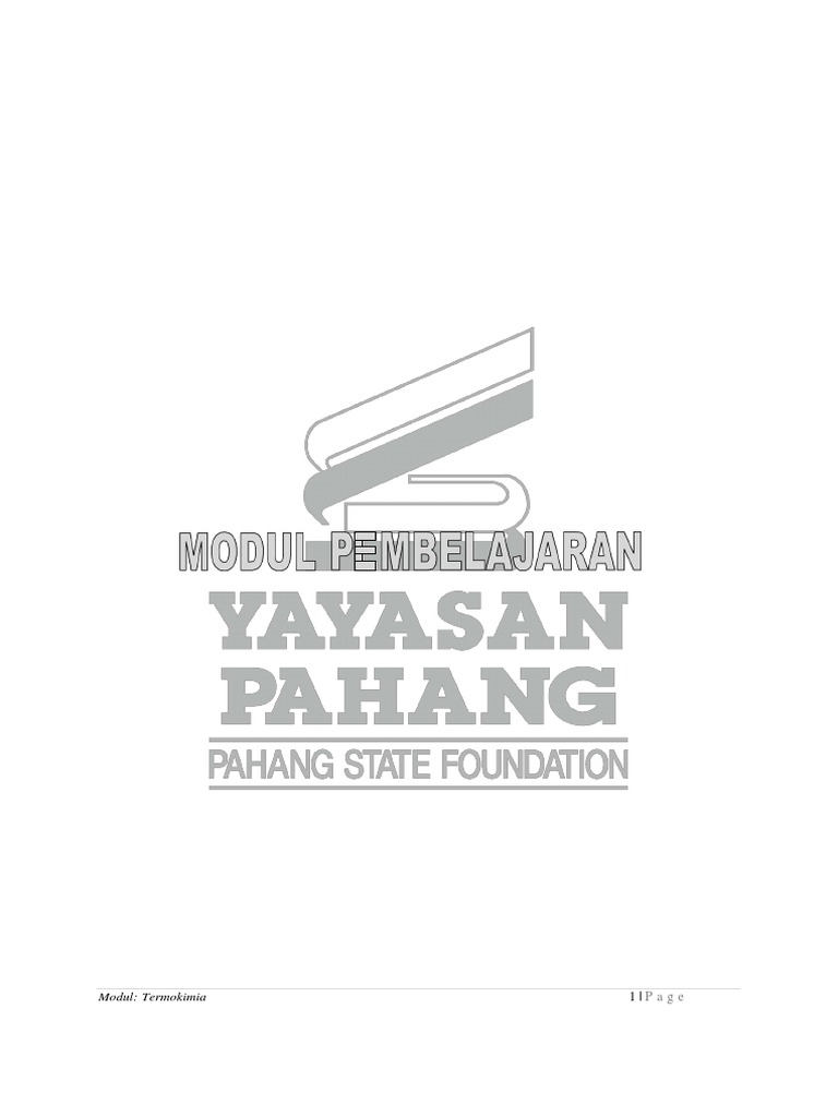 23 Kimia Modul Tingkatan 5 Modul Termokimia Pdf