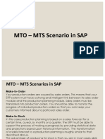 MTS & MTO Senarious