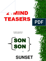 2 - Mind Teasers