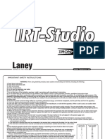 Laney Irt Studio Manuel Utilisateur en 55793