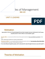 Principles of Management: Unit-5 Leading