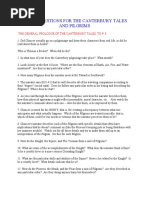 Download Study Questions for the Canterbury Tales and Pilgrims by priyaprasad36 SN41613919 doc pdf