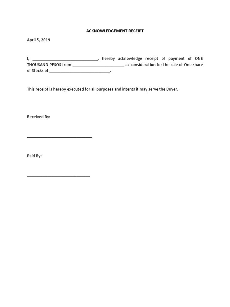 Receipt | PDF