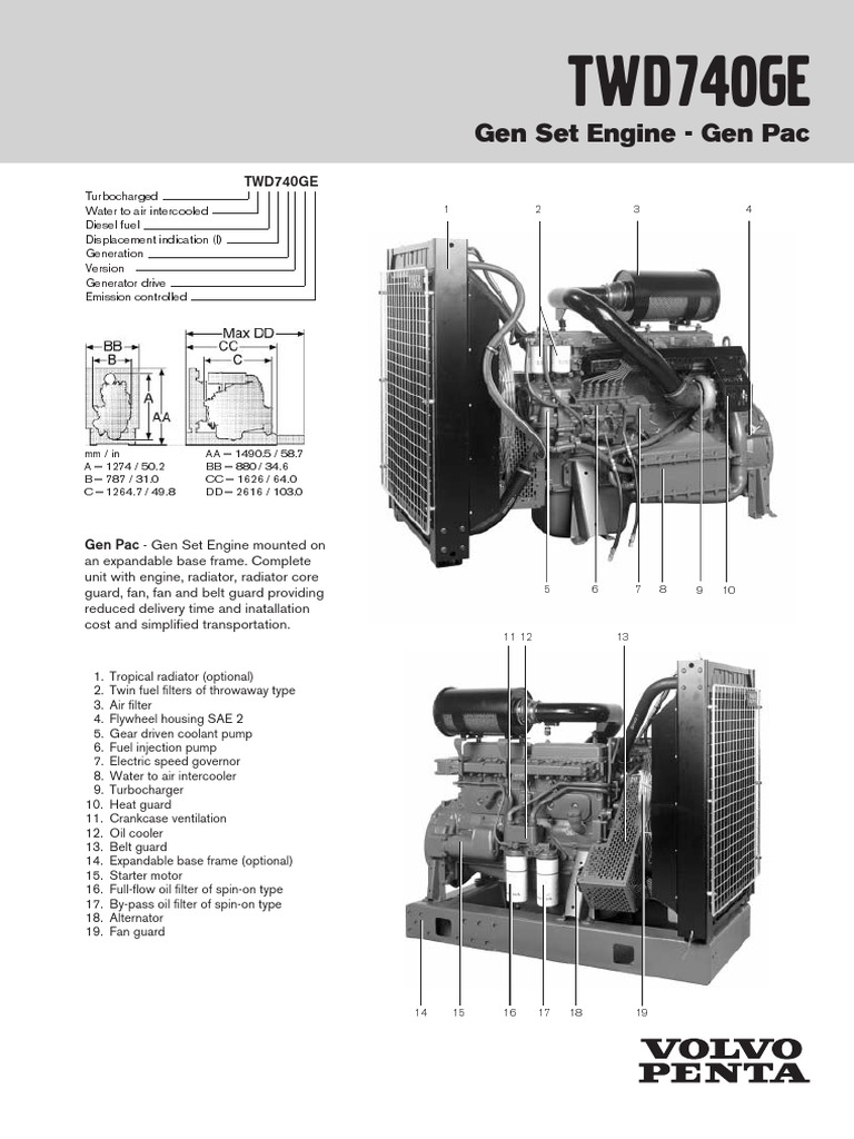 Daydiesel - Twd 740 Ge | Pdf | Diesel Engine | Motor Oil