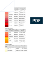 HTML Color Code