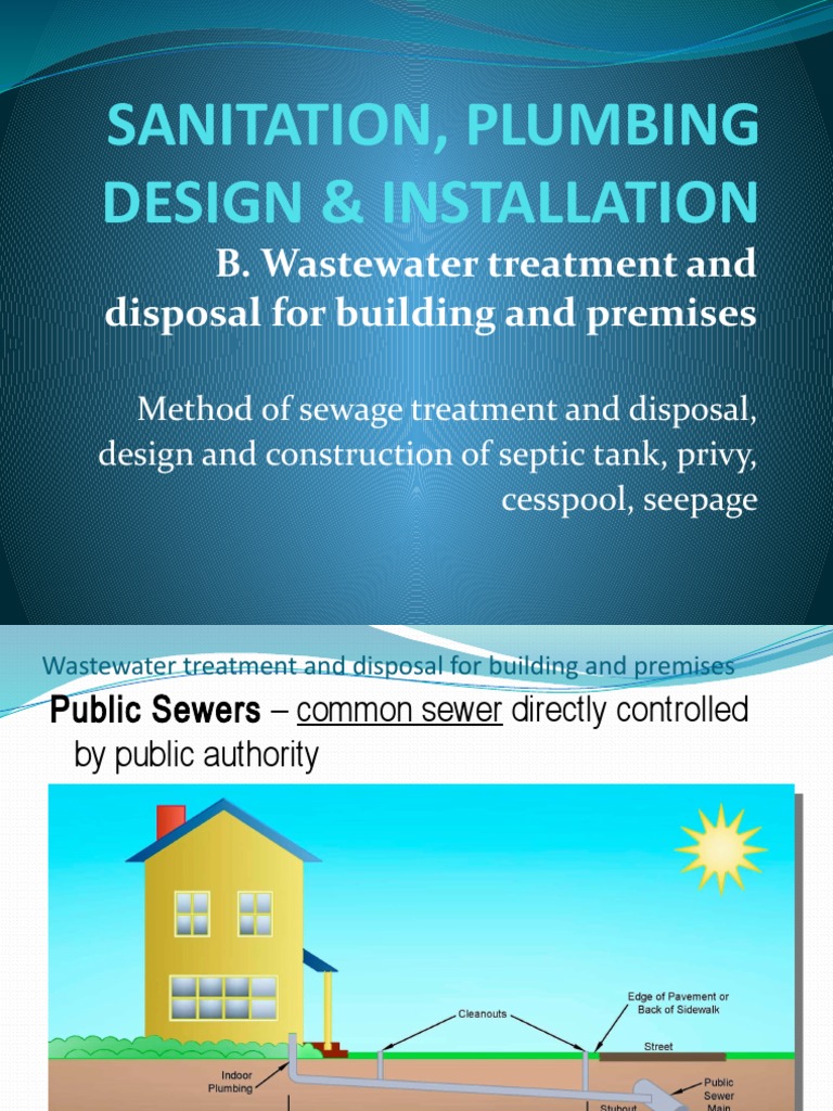 Wastewater Systems Overview | PDF | Sewage Treatment | Sanitary Sewer