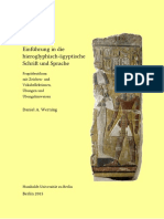 Einfc3bchrung-Hieroglyphisch Agyptische Schrift Und Sprache PDF