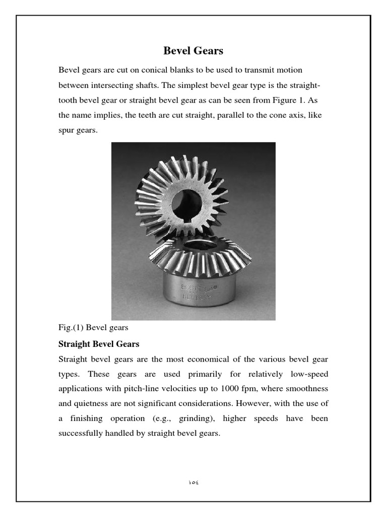 Bevel Pdf Gear Mechanics