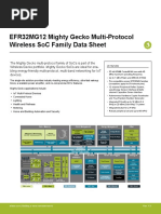 Efr32mg12 Datasheet PDF