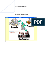 Screen Layout and Codings: Program Picture Form