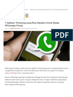 7 Aplikasi Terlarang Yang Bisa Dipakai Untuk Sadap Whatsapp Orang PDF