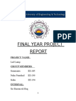 LED Lamp FYP Report