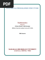 Mathematics Hons Semester - V Final-1