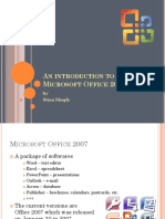 An Introduction to Microsoft Office 2007