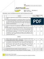 USN 1 A T Department of Me Internal Assessment Test I