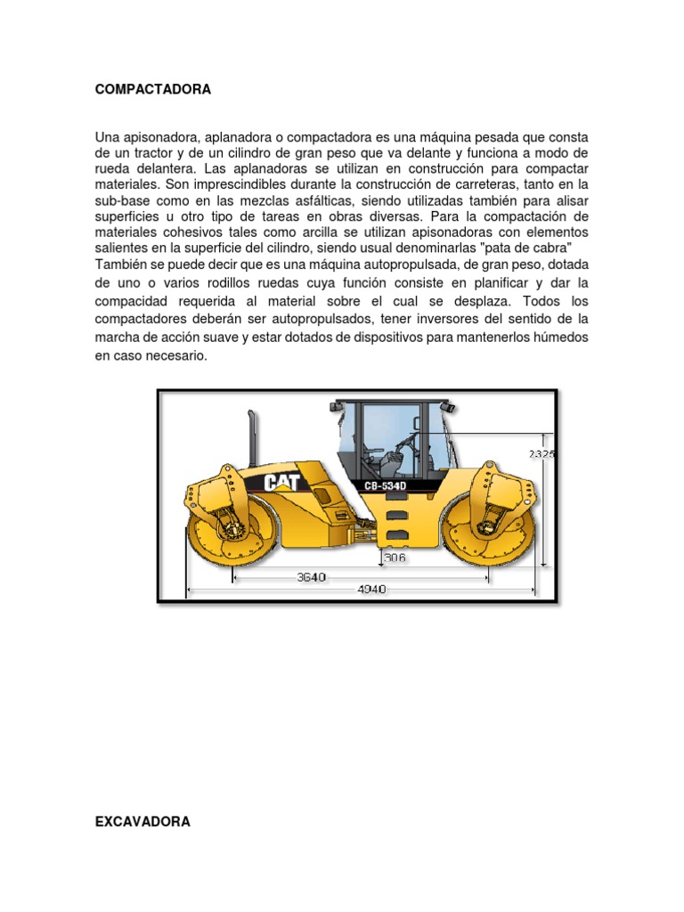 COMPACTADORA | PDF | Eje | Tractor
