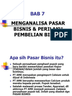 Bab 7, Menganalisa PAsar Bisnis.ppt