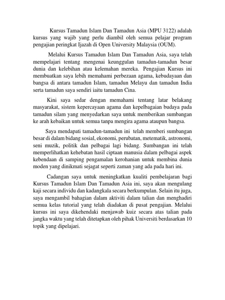 Laporan Reflektif Mpu 3122 Docx