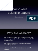 Writing A Scientific Paper