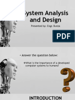 Systems Analysis and Design