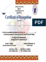 District Recognition Cert