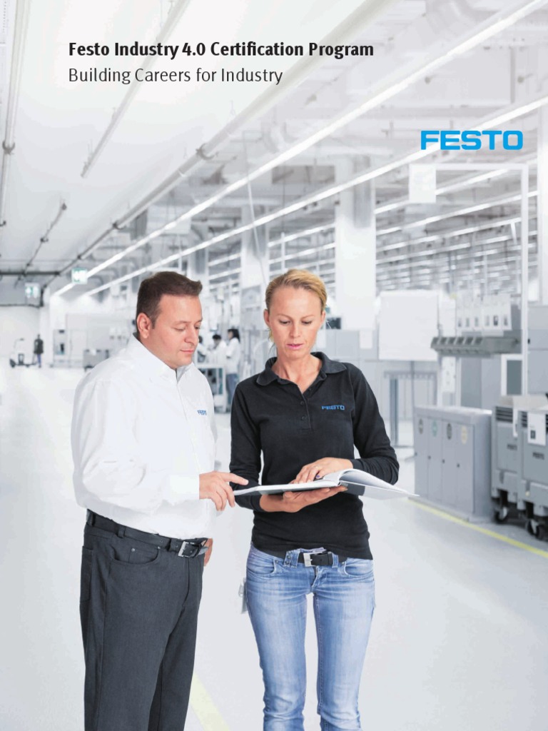 Building Careers For Industry Festo Industry 4.0 Certifi Cation Program PDF Programmable