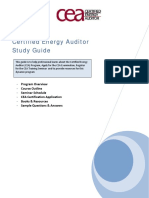 Certified Energy Auditor Study Guide