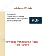 Assalamualaikum WR - WB: Kelompok 01: 1.bagod Asturyno Wijaya 2.mohammad Farid Istighfaroni 3.marwatu Sholikhah