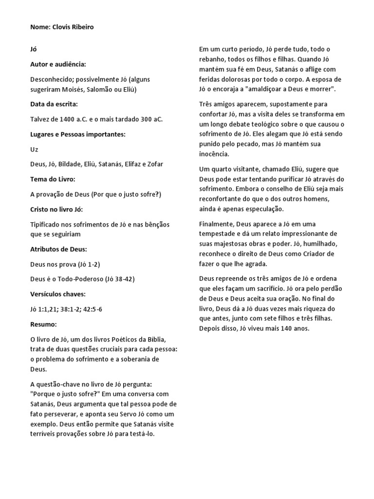 Jo Cantares Pdf Livro De Jo Eclesiastes