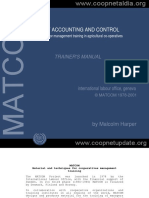 Cost Accounting and Control: Trainer'S Manual