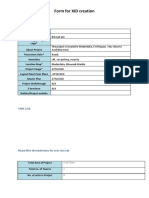 Form For XID Creation: Binayak Piu