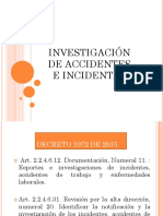 Investigacion de Accidentes de Trabajo