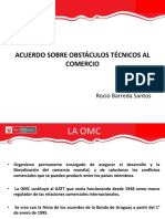 Acuerdo Sobre Obstáculos Técnicos Al Comercio: Rocío Barreda Santos