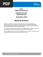 AD Assignment Mark Scheme Autumn 2018