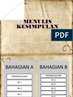 Karangan Kesimpulan