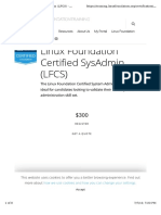 Linux Foundation Certified Sysadmin (LFCS)