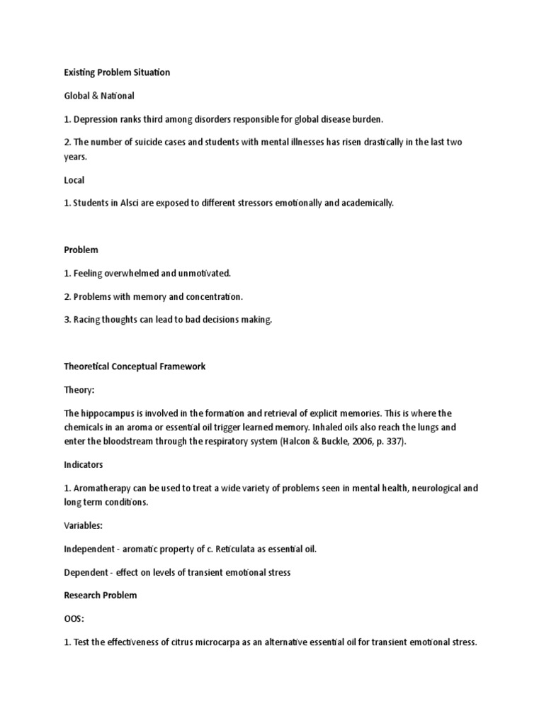 Existing Problem Situation | PDF