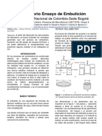 Informe de Laboratorio de Ensayo de Enbutido