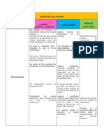 Matriz de Evaluación Elita