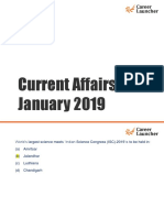 Current Affairs - January 2019