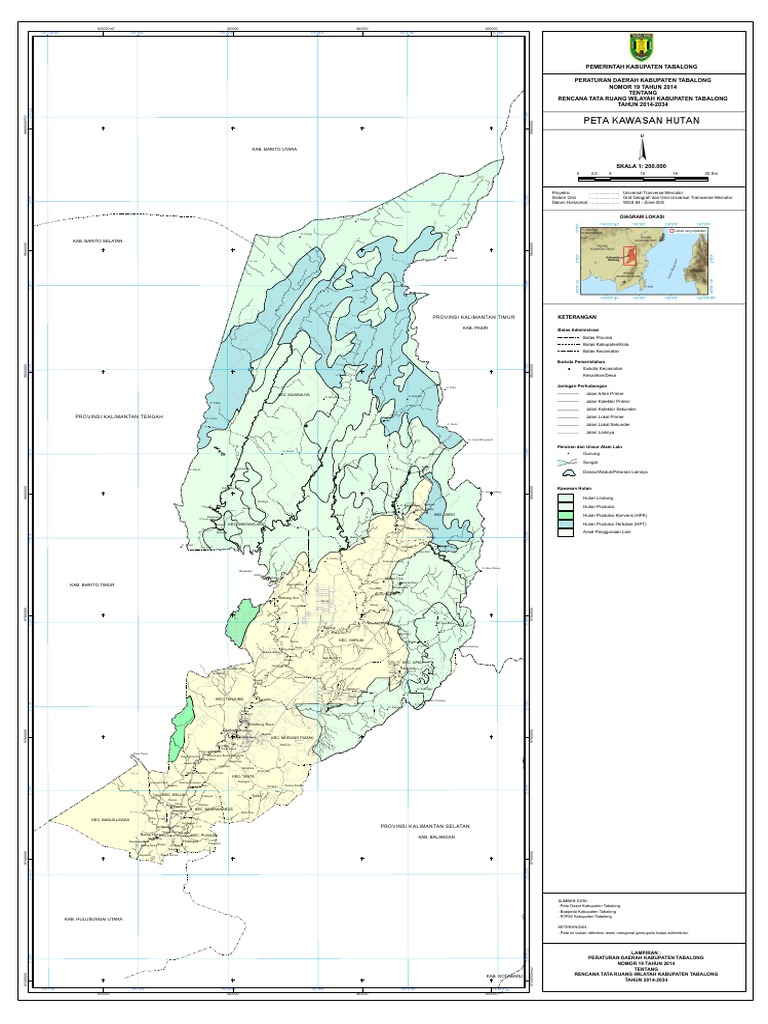 Peta Kawasan Hutan 2014 PDF | PDF