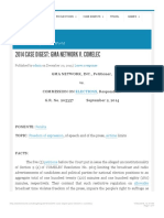 2014 Case Digest GMA Network v. COMELEC