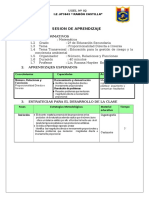 Sesion de Aprendizaje Actualizado