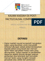 Kajin Kaedah Expose-Facto