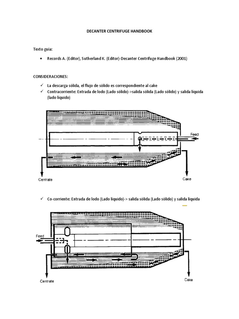 Decanter Centrifuge Handbook PDF