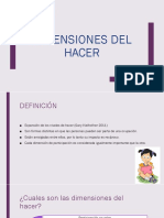 Dimensiones Del Hacer