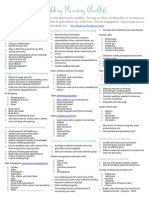 Wedding Checklist PDF