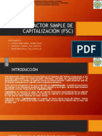 Factor Simple de Capitalizacion